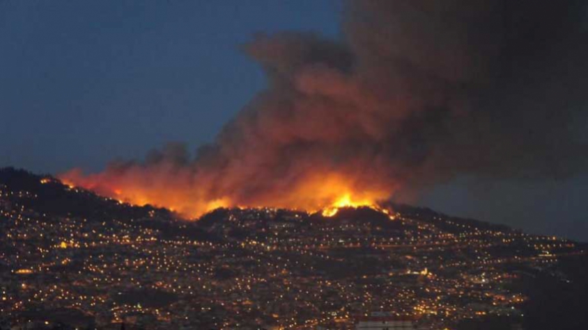 incêndio que tomou conta da Ilha da Madeira, mais precisamente Funchal, na última terça-feira