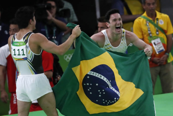 Ginástica - Arthur Nory e Diego Hipólito