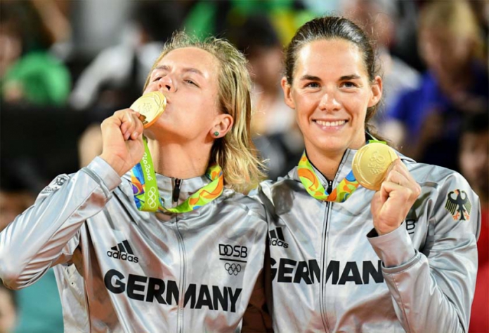 volei de praia podio - Ludwig e Walkenhorst