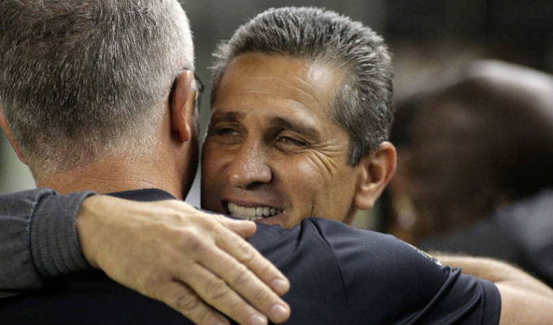 Jorginho e Dorival Júnior - Santos x Vasco