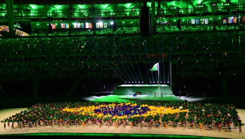 Cerimonia de Abertura Paraolímpica (Foto:AFP)