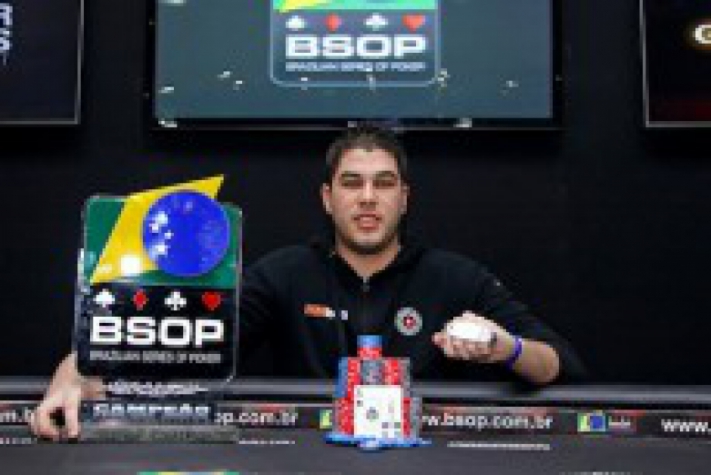 Victor Teixeira faturou Main Event da etapa de Natal do BSOP