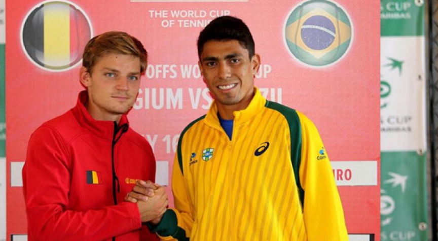 Thiago Monteiro e David Goffin