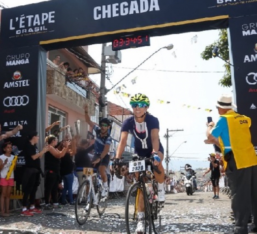 Ricardo Pichetta e Carla Prada são campeões do L’Étape Brasil 2016 (Foto: Divulgação)