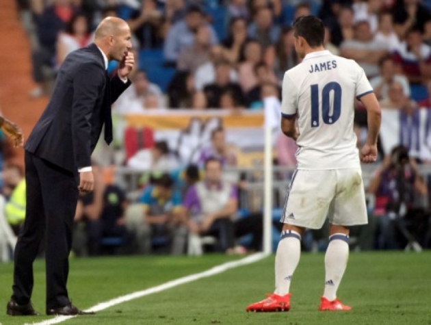 Zidane e James RodrÃguez