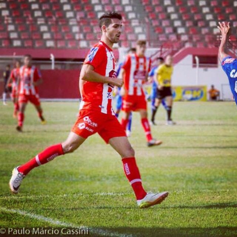 Ítalo Rocha, atacante do Villa Nova, de Minas Gerais (Foto: Divulgação)