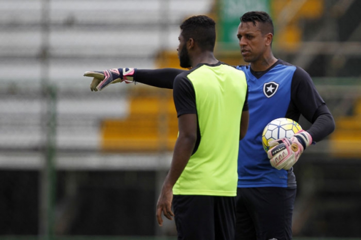 Treino Botafogo - Emerson e Sidão