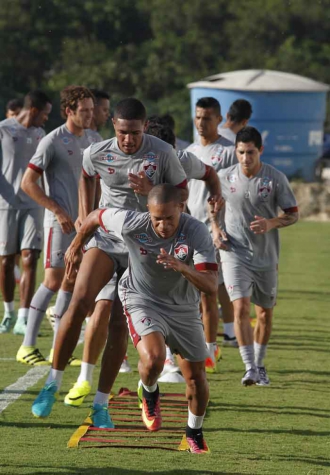Treino do Fluminense no CT Pedro Antonio, na Barra da Tijuca.