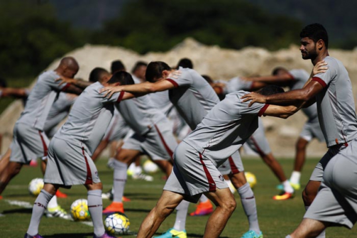 Treino do Fluminense no CT Pedro Antonio, na Barra da Tijuca - Gum e Companheiros