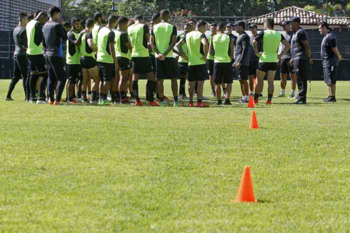 Treino Botafogo - Elenco reunido