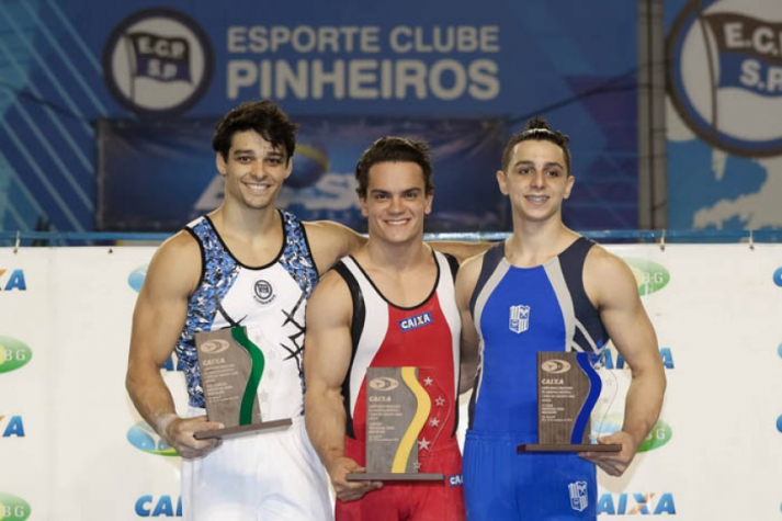 GINÁSTICA ARTÍSTICA - Caio Souza é campeão do individual geral masculino no Brasileiro de Ginástica Artística