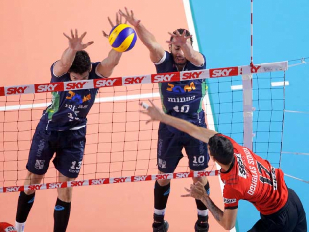 SUPERLIGA MASCULINA - Minas Tênis Clube vira o jogo e vence o Sesi-SP no tie-break
