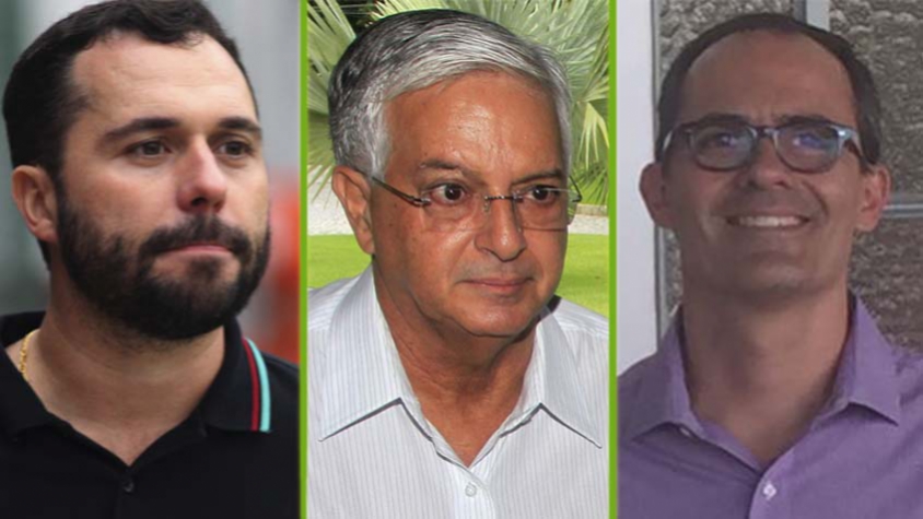 Mário Bittencourt, Celso Barros e Pedro Abad