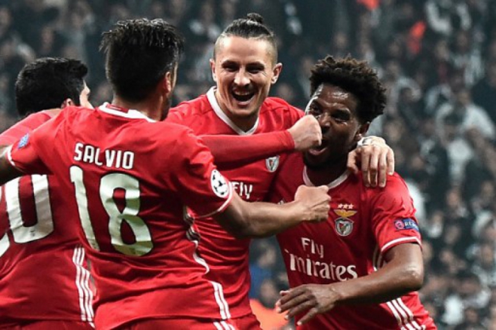 Fejsa, Salvio, Lindelöf e Eliseu - Besiktas x Benfica