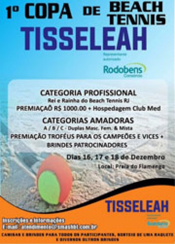Cartaz Torneio Beach Tennis