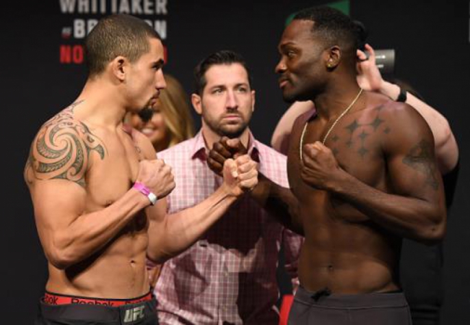 Robert Whittaker e Derek Brunson