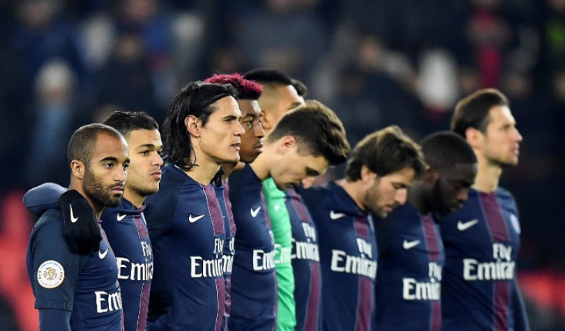 PSG x Angers - Minuto de silêncio