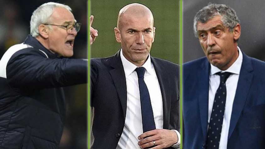 Claudio Ranieri - Zidane - Fernando Santos