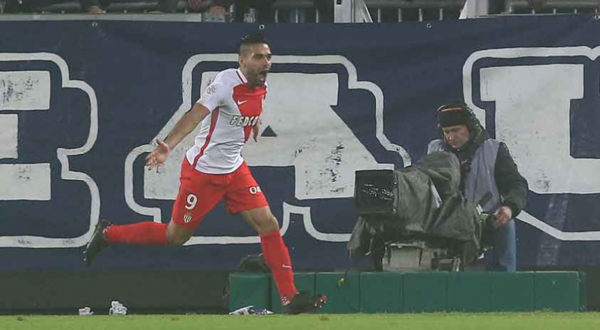 Falcao GarcÃa - Bordeaux x Monaco