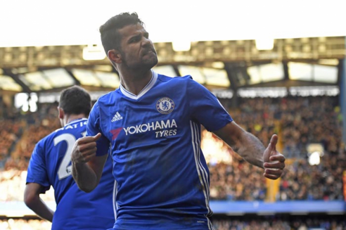 Chelsea x West Bromwich - Diego Costa