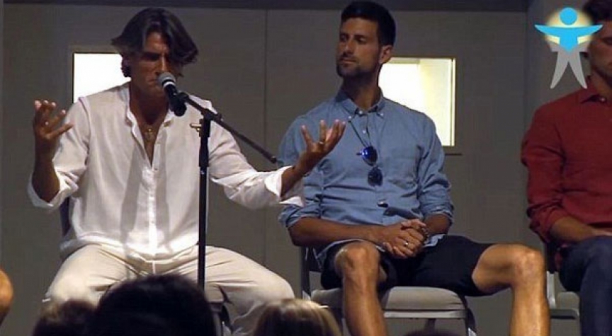 Pepe Imaz e Novak Djokovic