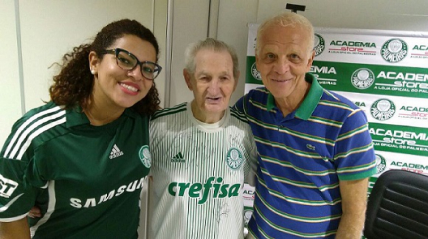 Ademir da Guia e fã de 90 anos