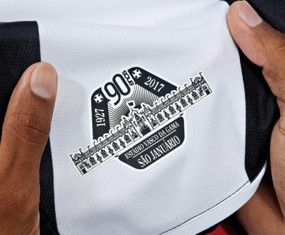 Detalhe nova camisa do Vasco