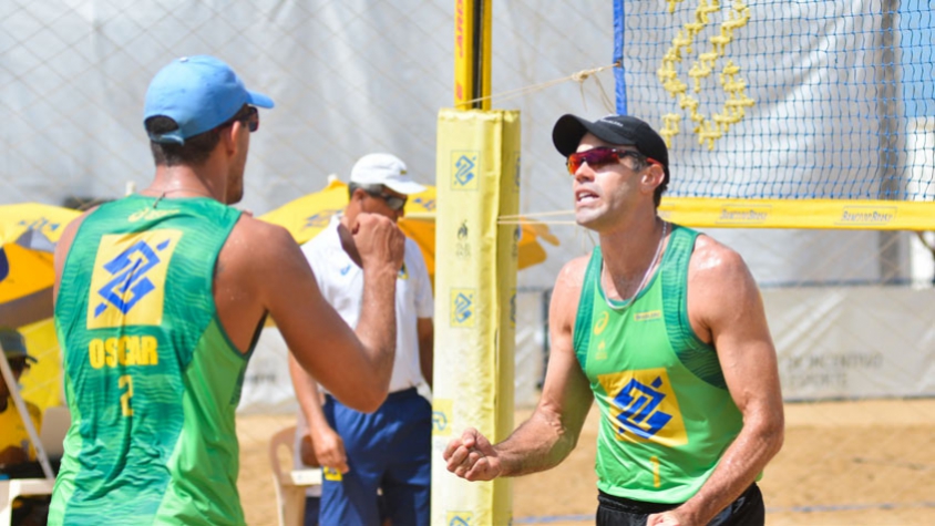 Oscar e Hevaldo formam a única dupla masculina do Brasil em Xiamen