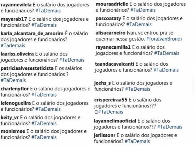 Esposas de jogadores do Náutico fazem protesto na internet