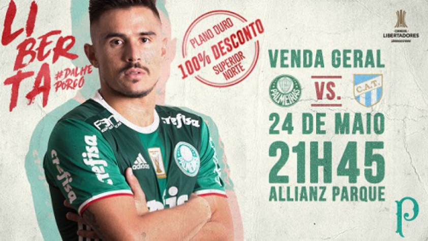 Palmeiras x Tucumán tem 33 mil ingressos já vendidos