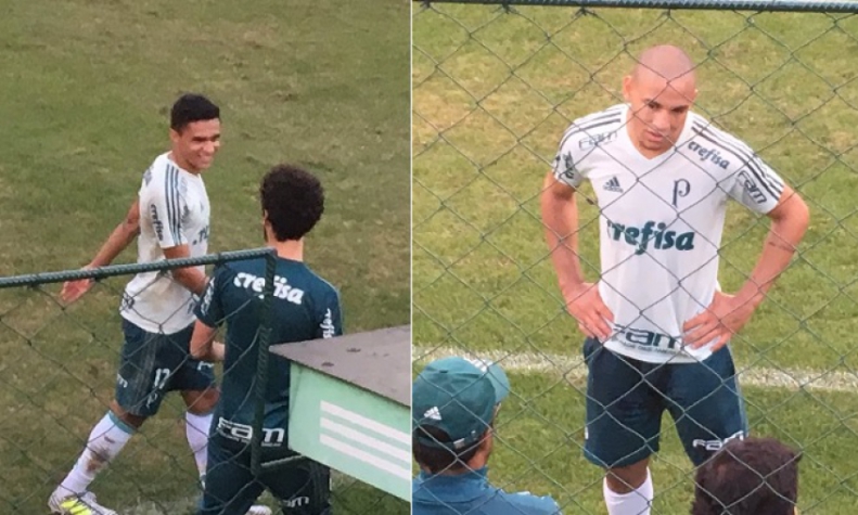 Com três gols de Erik e 'estreia' de volante, Verdão vence jogo-treino