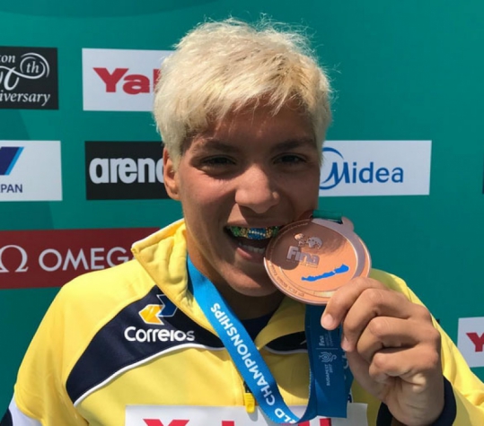 Ana Marcela Cunha bronze Mundial de Budapeste 2017