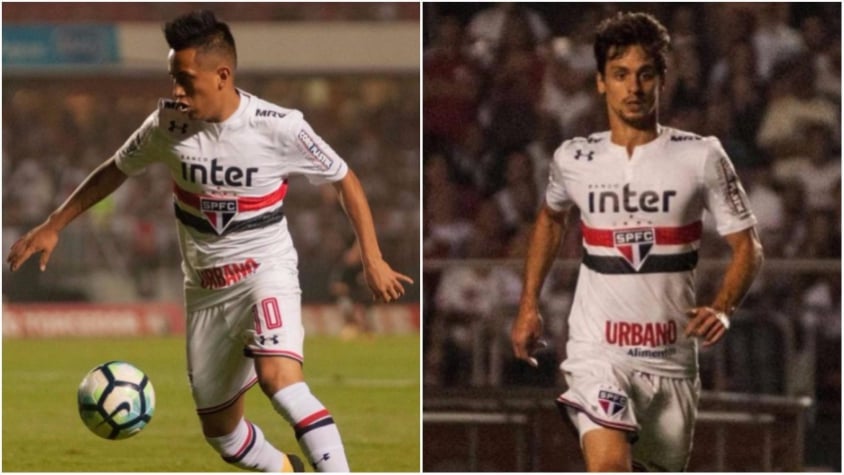 Cueva e Rodrigo Caio