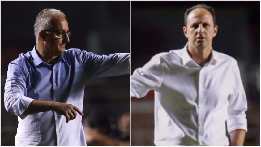 Dorival Júnior e Rogério Ceni