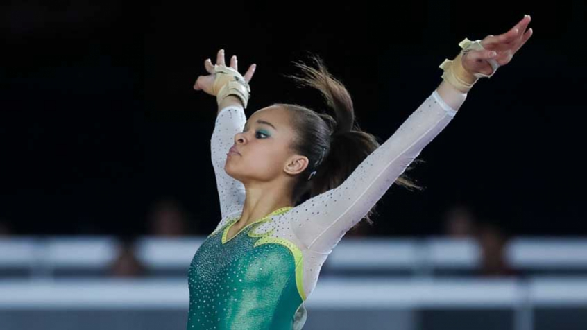 Em primeiro Mundial da carreira, Thais Fidelis encerra participação na final do individual geral