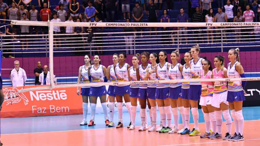 Vôlei Nestlé joga nesta sexta (13) pelo hexacampeonato paulista