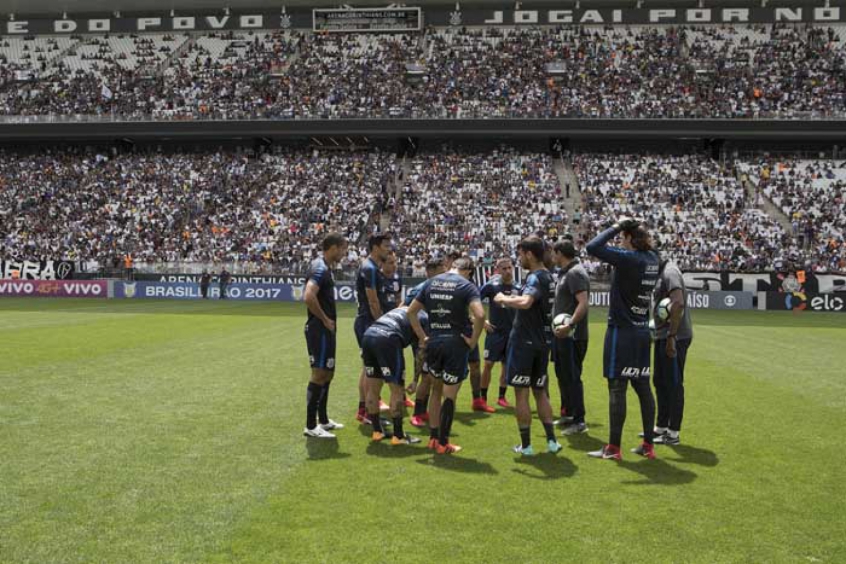 Último treino do Corinthians antes de jogo da taça será aberto na Arena