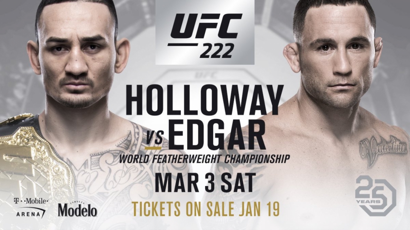 Holloway e Edgar se enfrentam em março