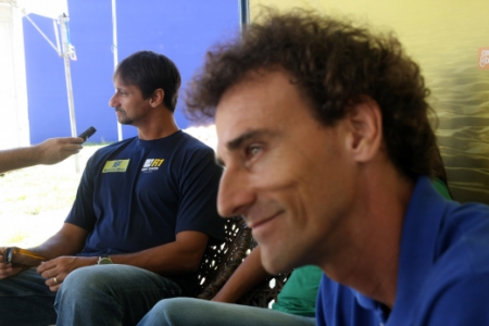 Ricardo e Emanuel (Foto: Alexandre Arruda/CBV)