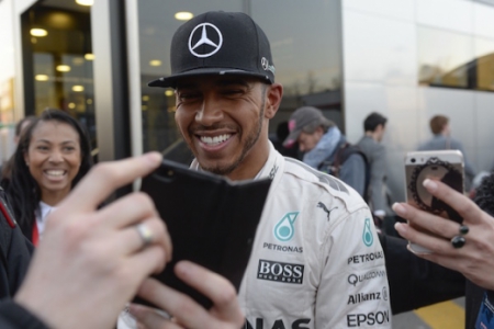 Lewis Hamilton (Mercedes) - Testes Barcelona