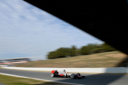 Esteban Gutierrez (Haas) - Testes Barcelona