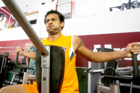 Fred - Treino do Fluminense (Foto: Nelson Perez/ Fluminense FC)
