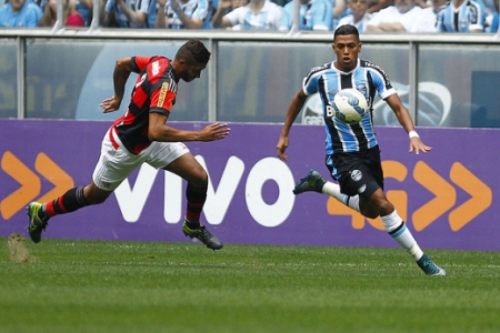 Pedro Rocha em ação pelo Grêmio (Foto: Lucas Uebel/Grêmio)