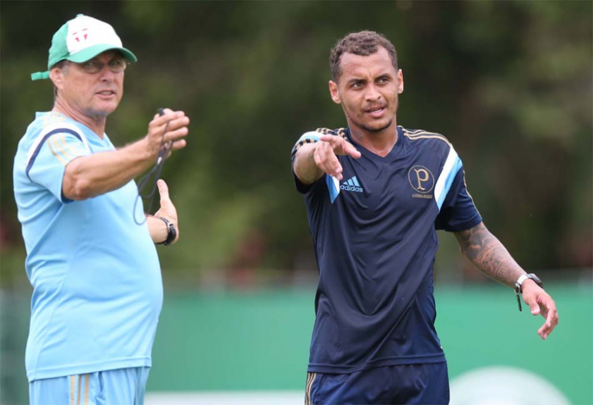 Treino Palmeiras Alan Patrick e Oswaldo de Oliveira (FOTO:ARI FERREIRA)