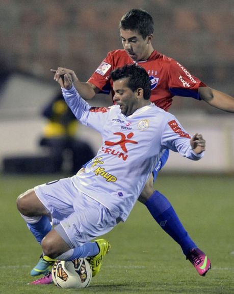 Real Garcilaso 1 x 0 Nacional-URU - Oitavas de final da Copa Libertadores (Foto: Cris Bouroncle/AFP)