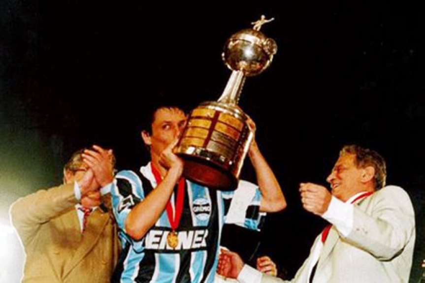Grêmio campeão da Libertadores de 1995 (Foto: Arquivo)