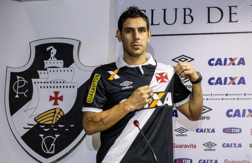 Apresentação do jogador Herrera no Vasco (Foto: Wagner Meier/LANCE!Press)