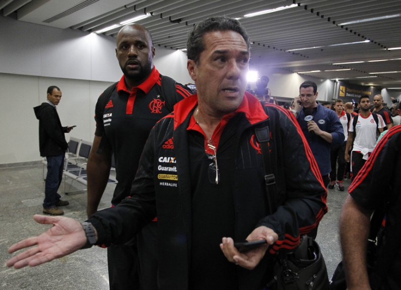 Vanderlei Luxemburgo no desembarque do Flamengo. (Foto: Wagner Meier / Lance!Press)
