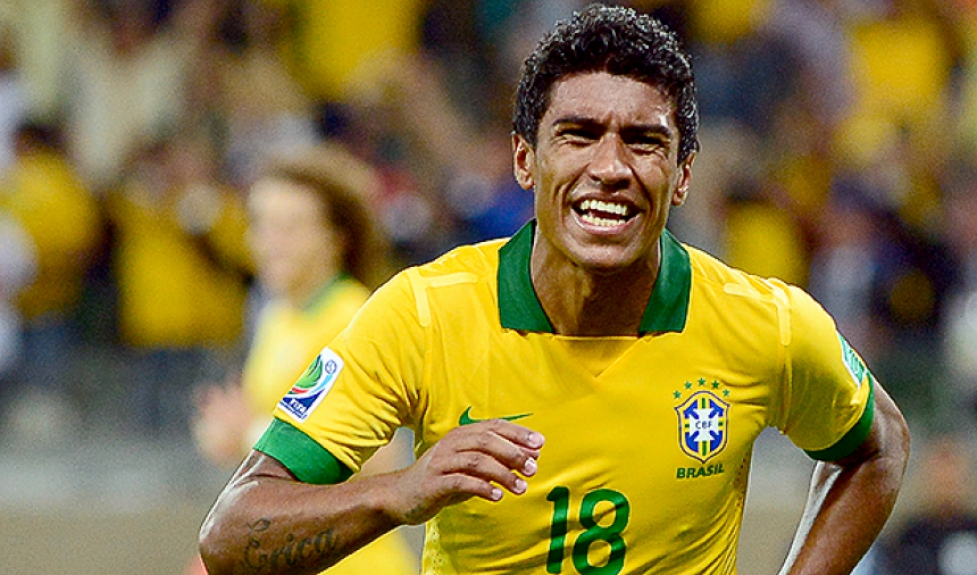 HOME: Paulinho - Brasil x Uruguai (Foto: Christophe Simon/AFP)