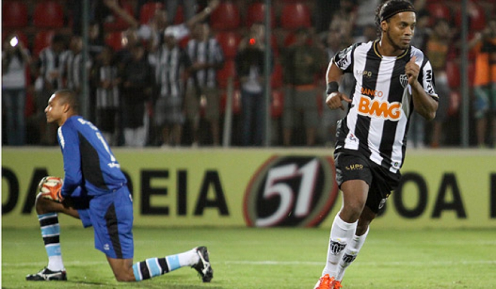 Atlético-MG x Grêmio - Campeonato Brasileiro - Ronaldinho (Foto: Gil Leonardi/LANCE!Press)